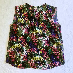 J. Crew Sleeveless Blouse - Colorful!